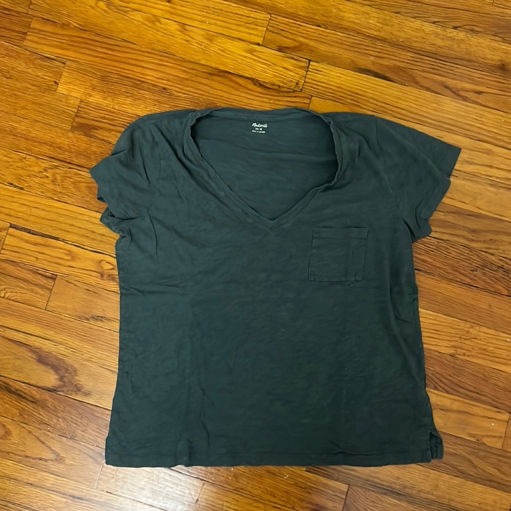 Madewell pocket v neck tee
